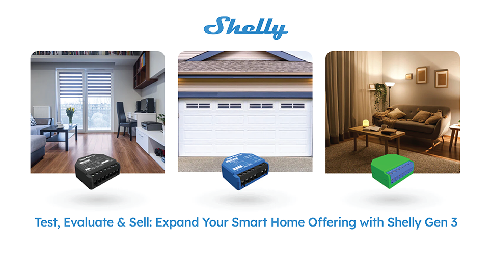 Smart Home Offering with Shelly Gen 3